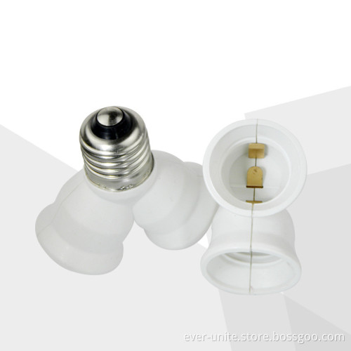 High Quality E27 to 2e27 Lamp Base E27 to 2e27 Lampholder